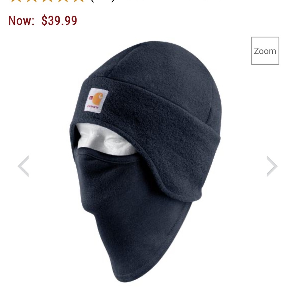 Carhartt Navy Fleece Face Mask
